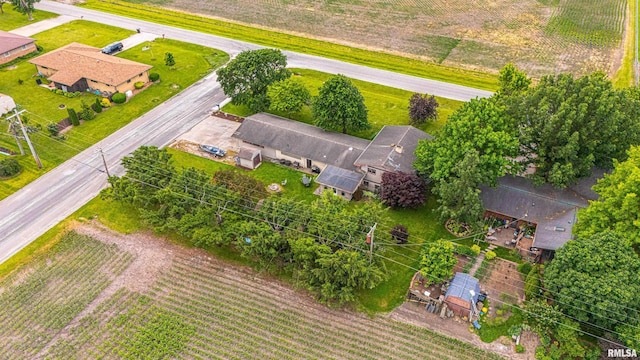 1354 Airport Rd, Lincoln, IL 62656 - overview of rural landscape featuring extensive farmland