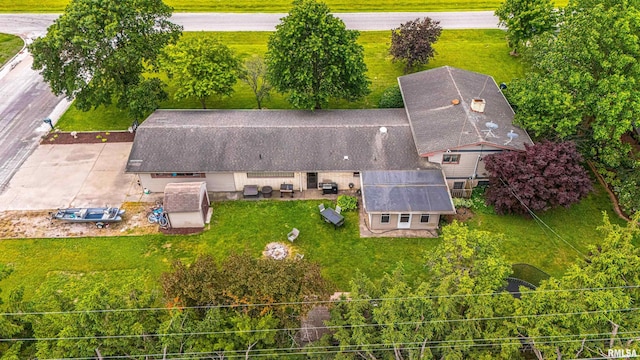 1354 Airport Rd, Lincoln, IL 62656 - aerial view of property and surrounding area