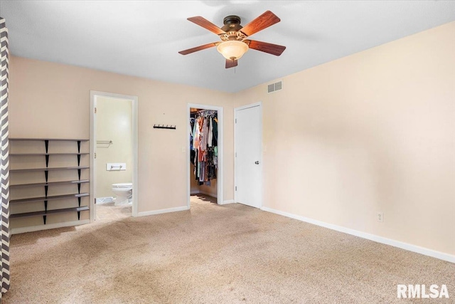 69 Axline Rd, Chatham, IL 62629 - empty room with carpet and a ceiling fan