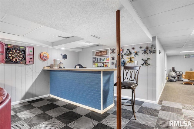69 Axline Rd, Chatham, IL 62629 - indoor dry bar with wooden walls