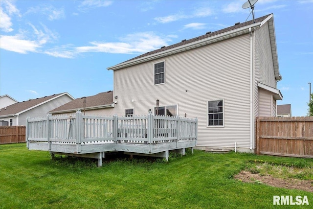 4108 Newtonmore Dr, Springfield, IL 62712 - back of house with a deck