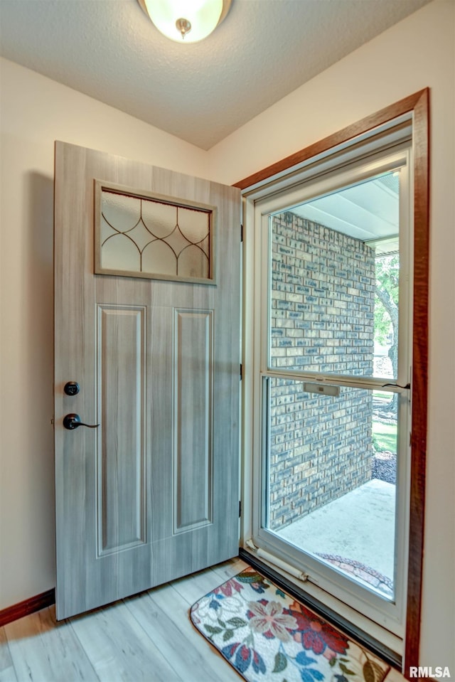 909 E Heights Ave, Taylorville, IL 62568 - doorway with light wood-type flooring