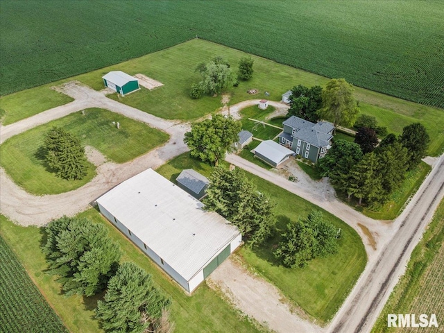1314 Keeney Rd, Ashland, IL 62612 - aerial view of property and surrounding area featuring rural landscape