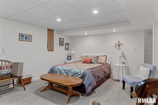 122 W Chapin St, Litchfield, IL 62056 - carpeted bedroom featuring recessed lighting and baseboards
