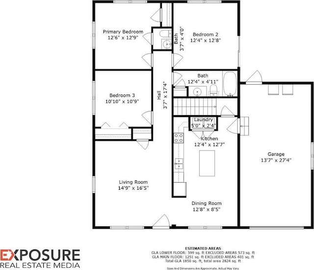 122 W Chapin St, Litchfield, IL 62056 - property floor plan