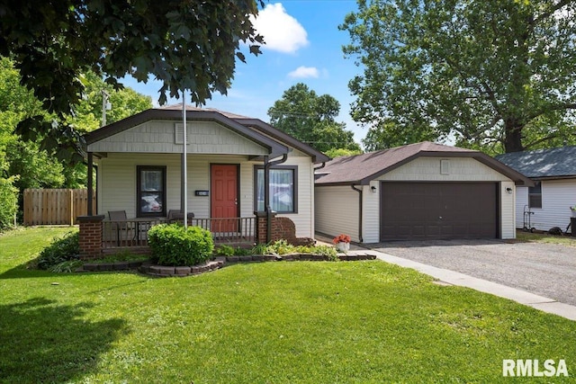 3024 Allis St, Springfield, IL 62703 - view of front of house with a porch and a garage