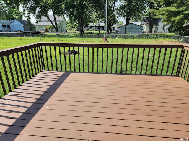 208 Elm St, Dawson, IL 62520 - deck with a residential view