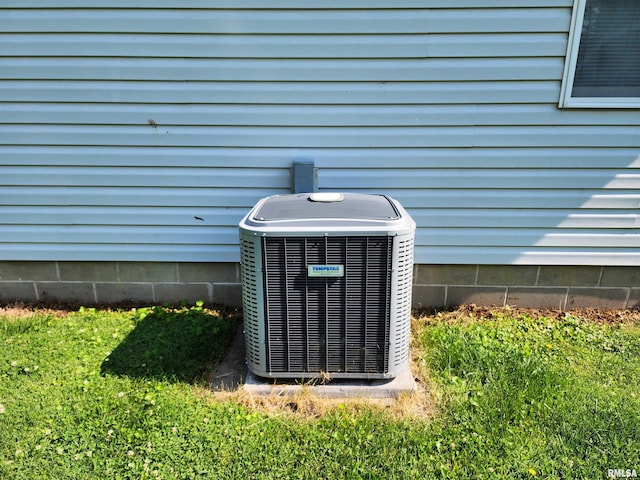 208 Elm St, Dawson, IL 62520 - exterior view of central AC unit