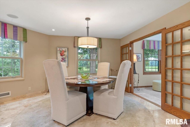 9 Windfall Ln, Cantrall, IL 62625 - dining space featuring baseboards