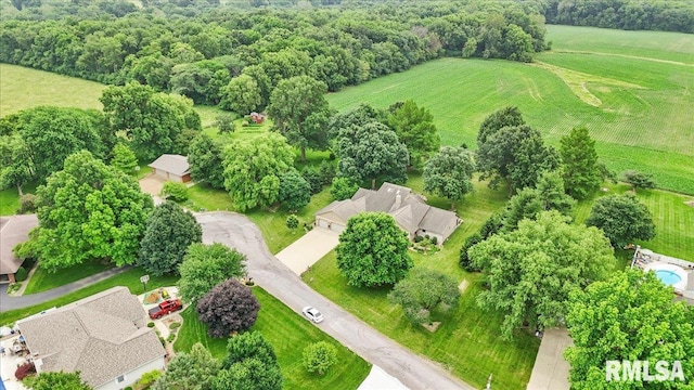 9 Windfall Ln, Cantrall, IL 62625 - aerial view