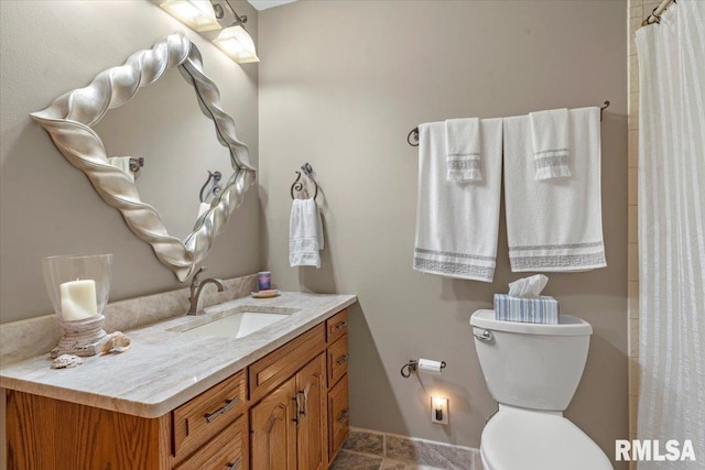 9 Windfall Ln, Cantrall, IL 62625 - bathroom with vanity and curtained shower