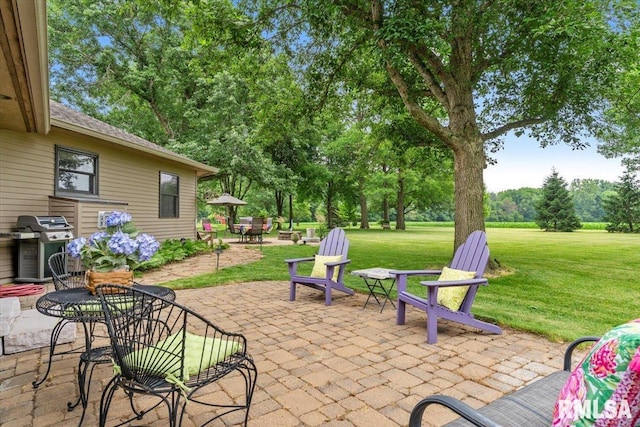 9 Windfall Ln, Cantrall, IL 62625 - view of patio / terrace featuring area for grilling