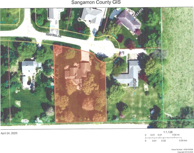 9 Windfall Ln, Cantrall, IL 62625 - map of property location