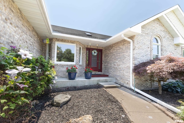 6718 Shadow Ln, Quincy, IL 62305 - property entrance featuring brick siding
