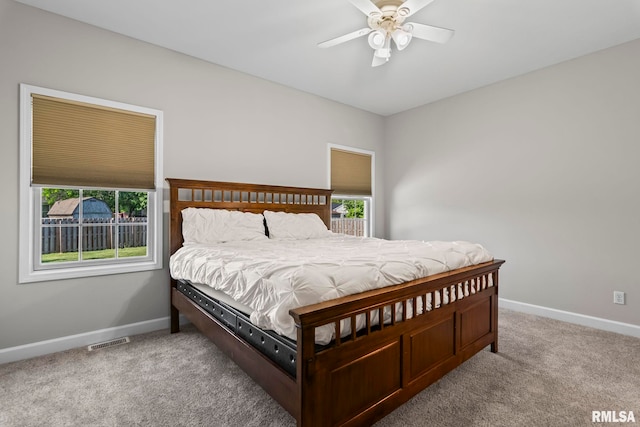 230 Possum Pass Ct, Sherman, IL 62684 - carpeted bedroom featuring baseboards and a ceiling fan