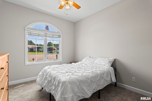 230 Possum Pass Ct, Sherman, IL 62684 - bedroom featuring carpet and a ceiling fan