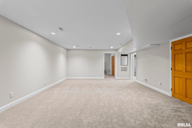 230 Possum Pass Ct, Sherman, IL 62684 - spare room with light carpet and recessed lighting