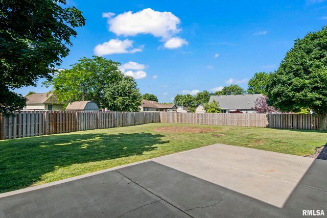 230 Possum Pass Ct, Sherman, IL 62684 - fenced backyard with a patio