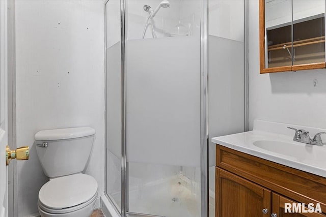 402 Linkins Ave, Tovey, IL 62570 - full bath with vanity and a shower stall
