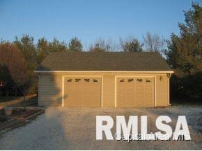 112 Rachel Rd, Girard, IL 62640 - view of detached garage