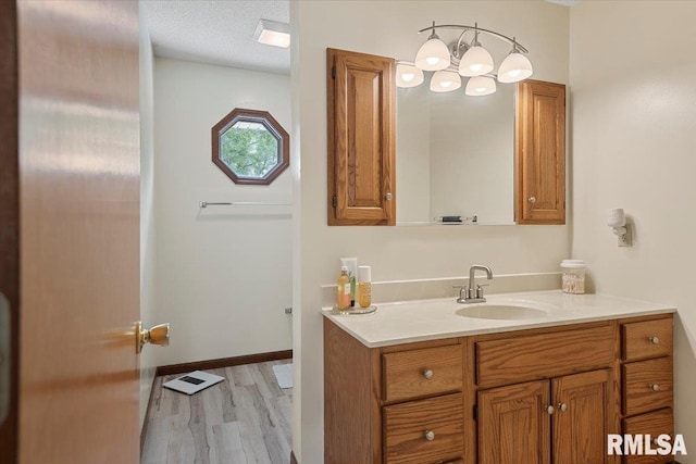 5309 Collins Way, Springfield, IL 62703 - bathroom with wood finished floors and vanity
