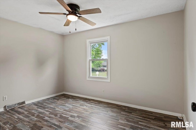 27 Twilight Ln, Springfield, IL 62712 - unfurnished room with wood finished floors and ceiling fan