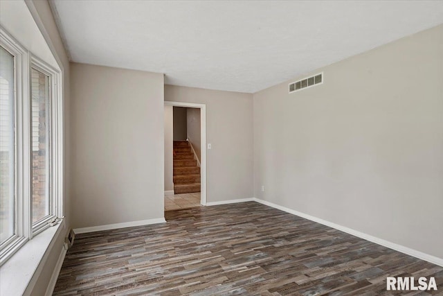 27 Twilight Ln, Springfield, IL 62712 - unfurnished room with wood finished floors and stairway
