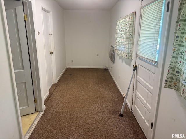220 E Adams St, Petersburg, IL 62675 - corridor with carpet flooring and baseboards