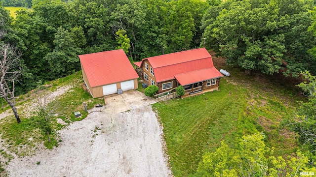 5190 Park Rd, Clinton, IL 61727 - view from above of property