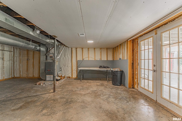 5190 Park Rd, Clinton, IL 61727 - below grade area with heating unit and plenty of natural light