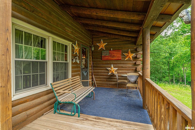 5190 Park Rd, Clinton, IL 61727 - view of deck