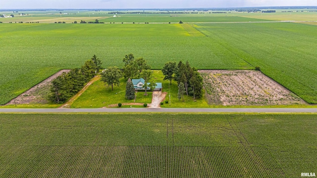 9320 Dawson Ln, Riverton, IL 62561 - aerial view of sparsely populated area featuring large plots for crops