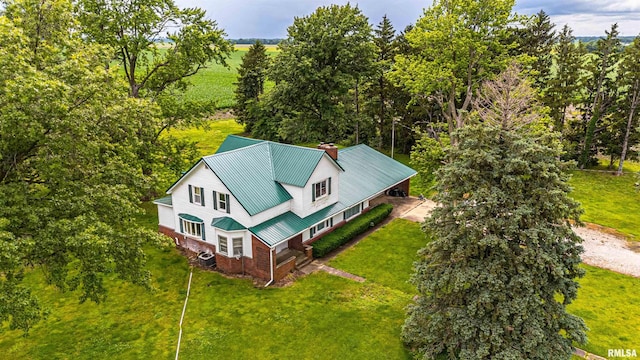 9320 Dawson Ln, Riverton, IL 62561 - view from above of property