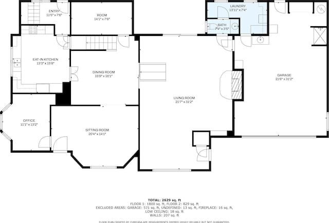 9320 Dawson Ln, Riverton, IL 62561 - view of floor plan / room layout