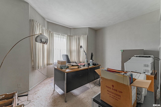 9320 Dawson Ln, Riverton, IL 62561 - home office with light colored carpet