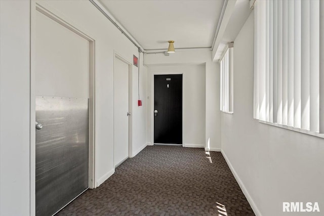 718 S 7th St Unit 1000, Springfield, IL 62703 - hall with dark carpet and baseboards