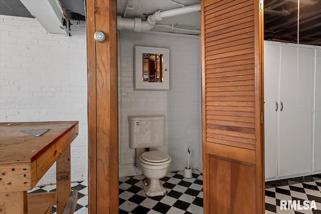2141 S 4th St, Springfield, IL 62703 - bathroom featuring tile patterned floors and toilet