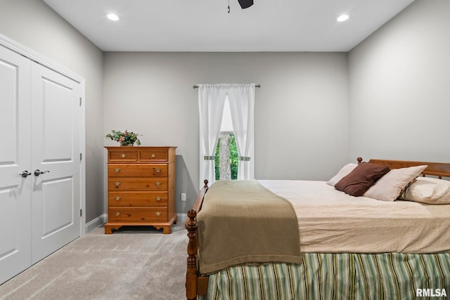 10 The Elms Ln, Springfield, IL 62712 - carpeted bedroom featuring recessed lighting and a ceiling fan