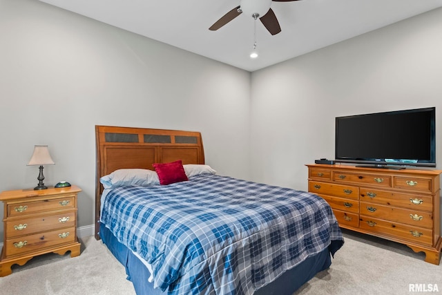 10 The Elms Ln, Springfield, IL 62712 - carpeted bedroom featuring ceiling fan and baseboards