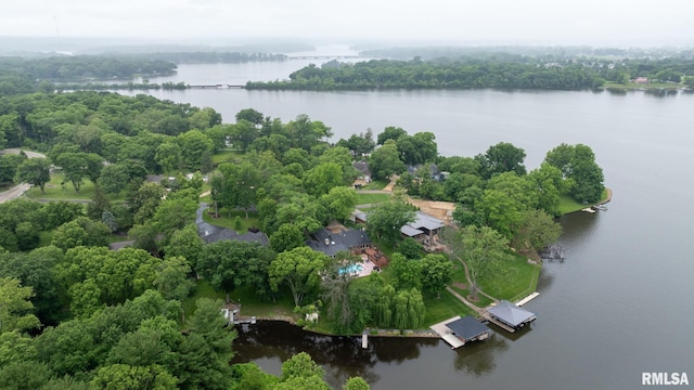 10 The Elms Ln, Springfield, IL 62712 - bird's eye view of a large body of water