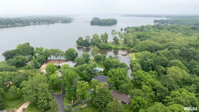 10 The Elms Ln, Springfield, IL 62712 - bird's eye view of a large body of water
