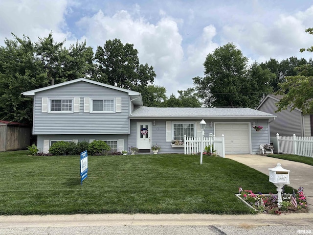 5 Calland Dr, Springfield, IL 62704 - split level home featuring driveway and an attached garage