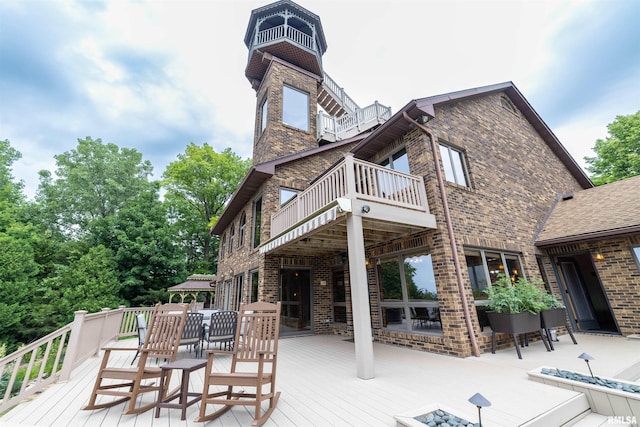 3939 Musholt Strasse Ln, Quincy, IL 62305 - view of wooden deck
