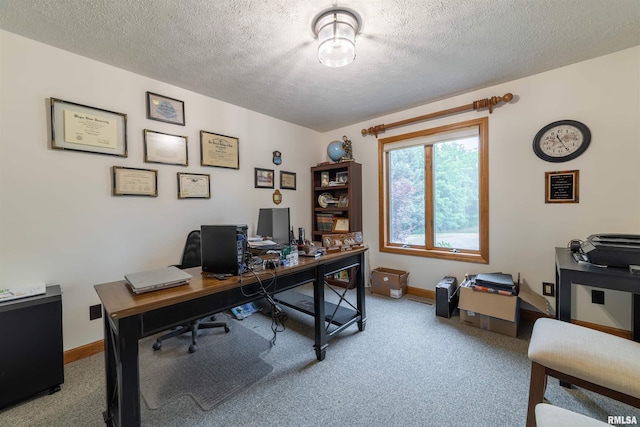 3939 Musholt Strasse Ln, Quincy, IL 62305 - carpeted office featuring a textured ceiling and baseboards