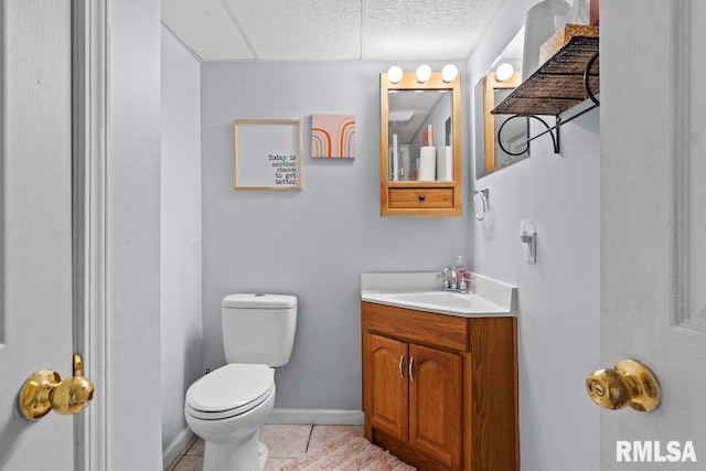 3713 Tyler Ct, Springfield, IL 62711 - half bath featuring vanity and tile patterned floors