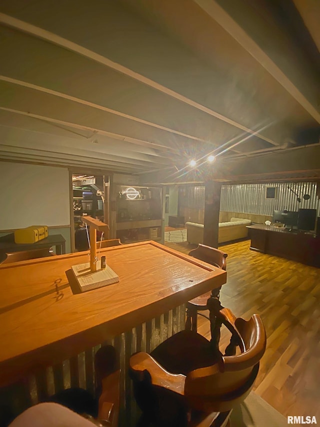27 Apache Dr, Springfield, IL 62711 - dining area featuring wood finished floors