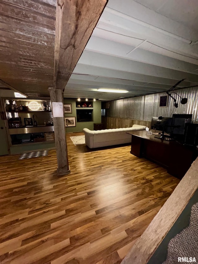 27 Apache Dr, Springfield, IL 62711 - living area featuring wood finished floors