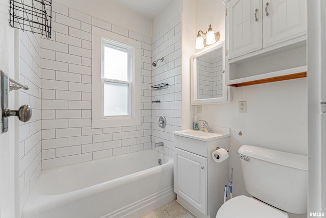 712 N Kickapoo St, Lincoln, IL 62656 - full bathroom with vanity and shower / washtub combination