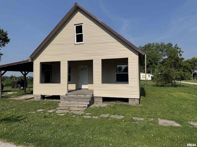 109 Kilgore St, West Point, IL 62380 - bungalow-style house with a front yard