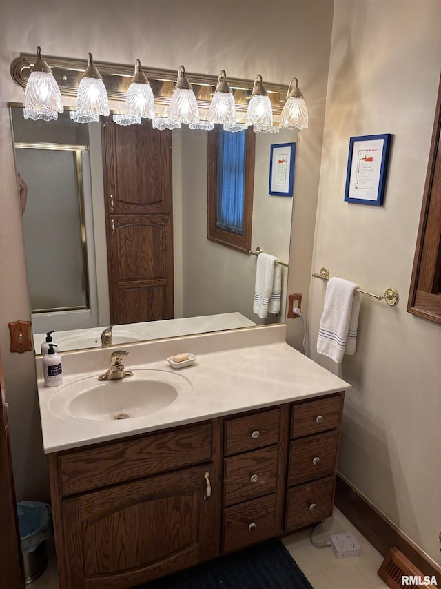 1905 S Whittier Ave, Springfield, IL 62704 - bathroom featuring vanity and a shower stall